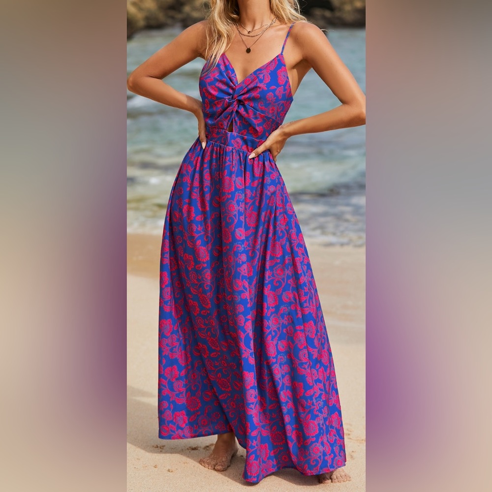 CUPSHE Floral Maxi Dress